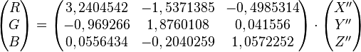 Math X''Y''Z'' to RGB Matrix.png