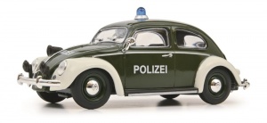 Seitenansicht des VW Käfer von schräg vorne Quelle: Schuco 