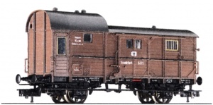 Epoche I: Güterzugbegleitwagen Bauart Pg „Frankfurt“der K.P.E.V. Herstellerbild Artikel 5840 