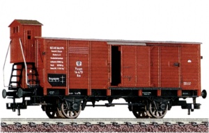 Epoche I: Gedeckter Güterwagen mit BremserhausBauart Nm „Posen“ der K.P.E.V. Herstellerbild Artikel 5816 